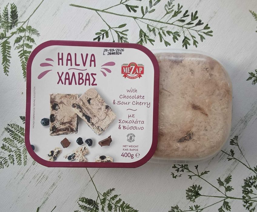 Oryginalna Grecka Chałwa Sezamowa 400gr , różne smaki