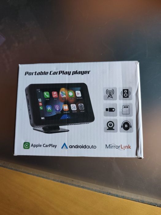 Carplay portátil de ligar ao esqueiro  ecrã de pequena dimensao