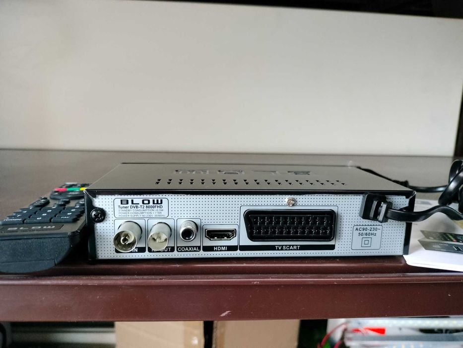 yuner dekoder DVB-T2 TV naziemnej H.265 HEVC FULL HD USB hdmi pilot ba