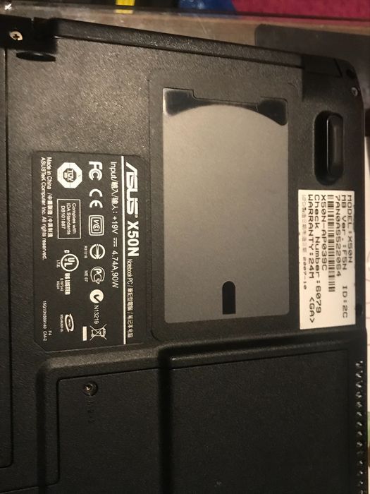 Portátil Asus X50N para peças