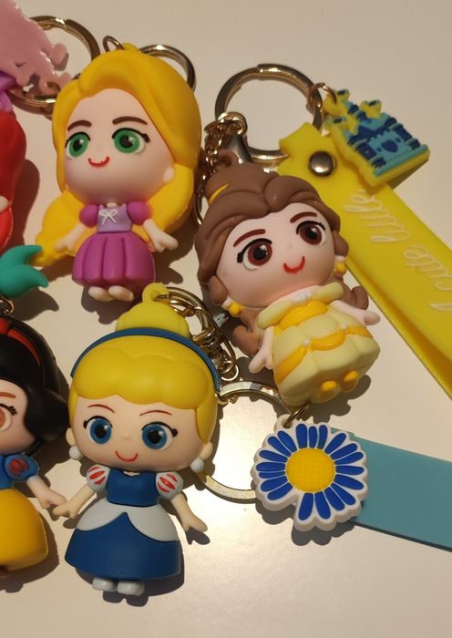 Pack 5 porta chaves princesas Disney *NOVO*