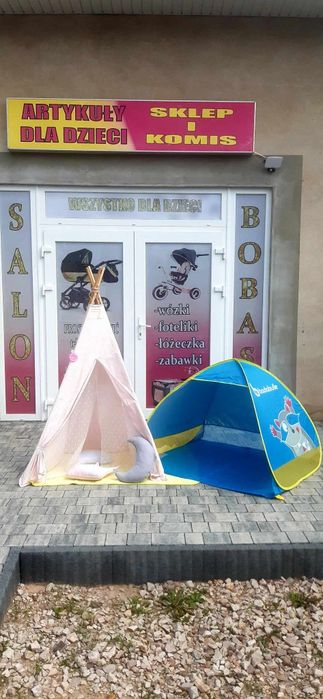 Nowy namiot plażowy, SALON BOBASA Suchedniów ul.Langiewicza 3