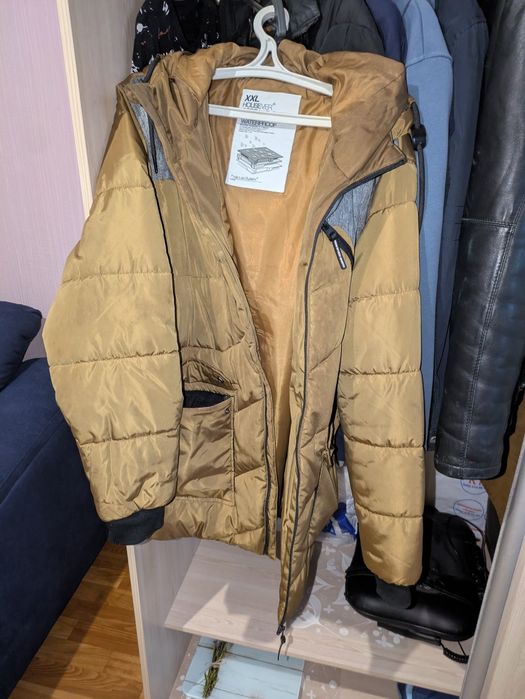 Теплый мужской пуховик. Размера XXL