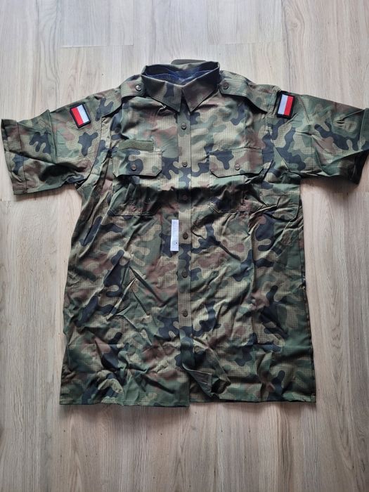 Koszula męska oficerska moro