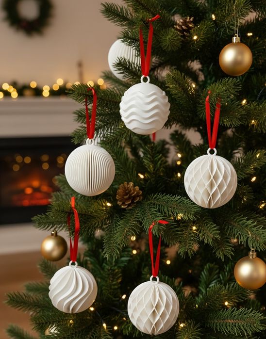 Іграшки для ялинки 8шт