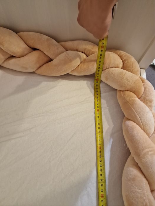 Kokon do łóżeczka  beżowy