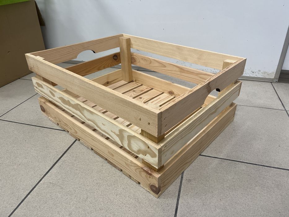 Skrzynka drewniana nowa