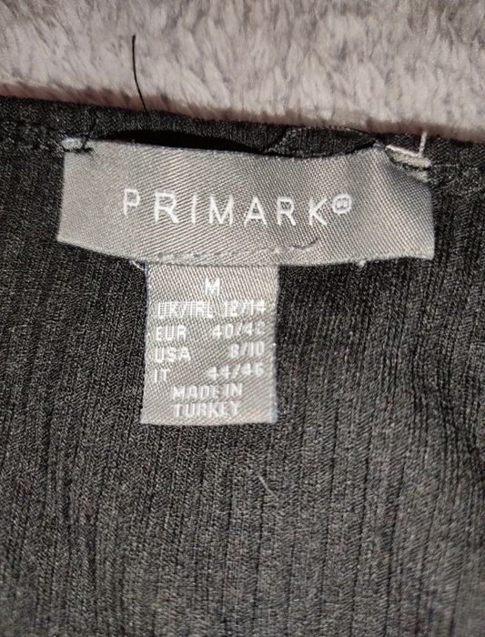 Czarne body na ramiączkach Primark M