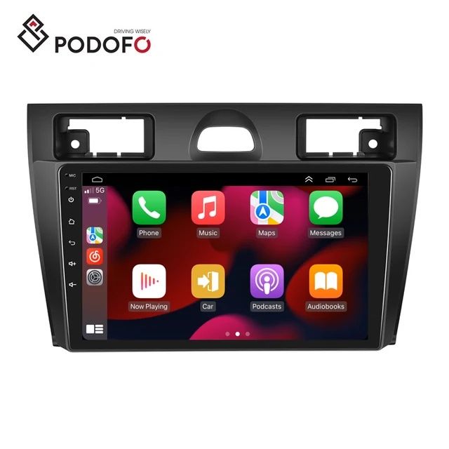 Rádio android 13 Ford FIESTA 2002-11 GPS carplay Wi-Fi 2/32gb SELADO