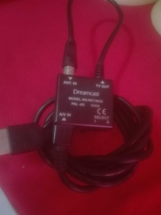 Cabo de tv para sega dreamcast