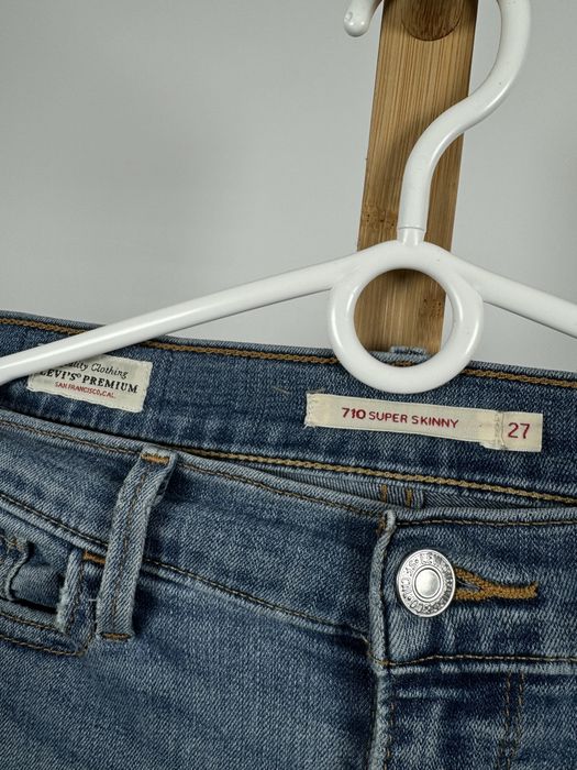 Levi’s 710 super skinny jeans spodnie jeansowe dżinsy 27
