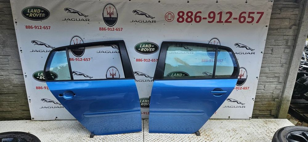 VW Golf V 1K  5 Drzwi tył prawy Drzwi tylne prawe Drzwi tył lewy Drzwi tylne lewe   BEZ RDZY ORYGINAŁ LAKIER