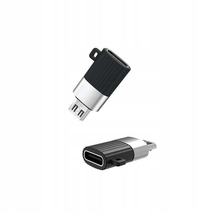 XO Adapter USB Typ C do Micro USB  czarny