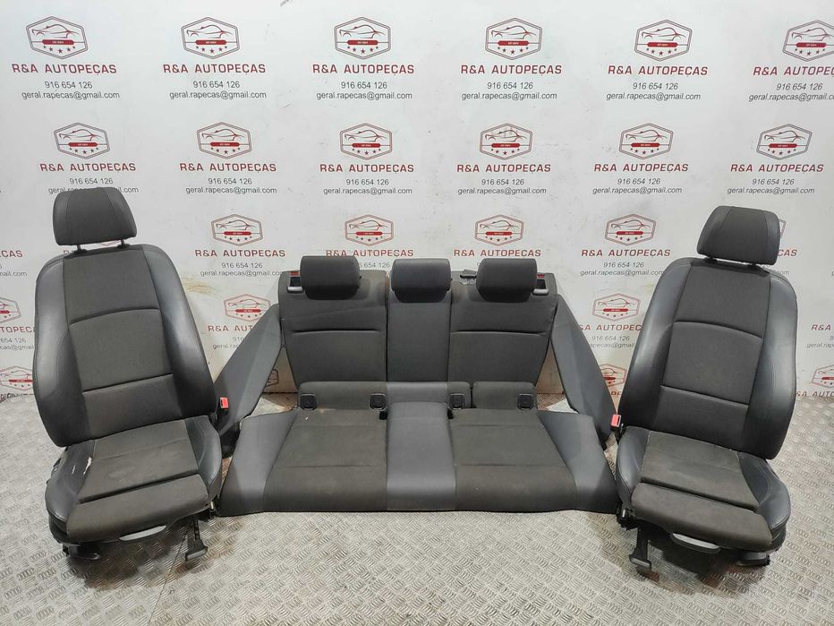 Conjunto Bancos Pele Tecido BMW Séire 1 E81 3 Portas Pack M 2007 a 2011 Original