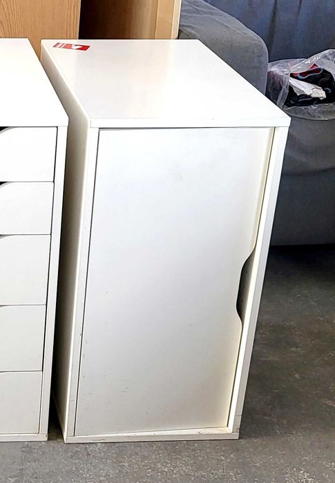 IKEA ALEX | Komoda / Szafka -Biała bejca 36x70 cm