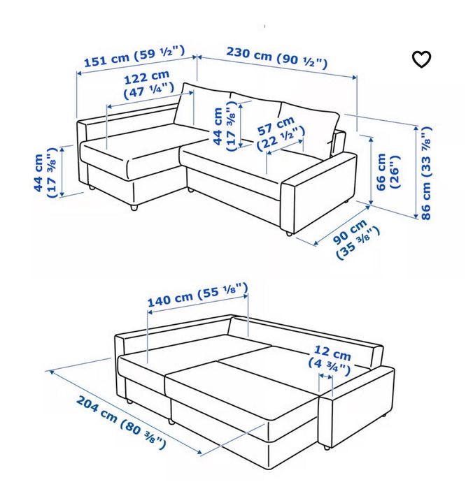 Sofá-cama optimas condições
