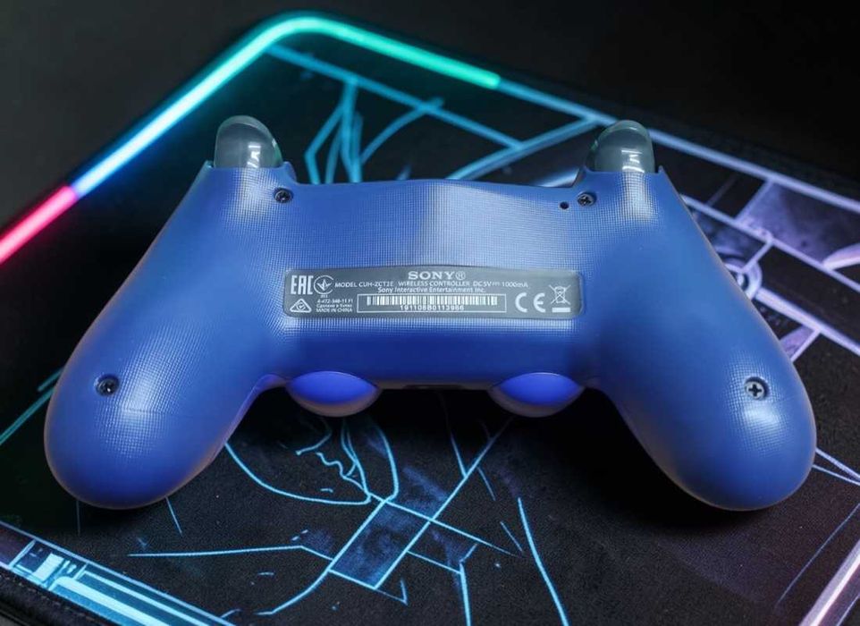 Бездротовий джойстик для PS4 Темно Синій, Bluetooth джойстик Темно-синий джойстик для приставки ПС4 беспроводной геймпад ПС4