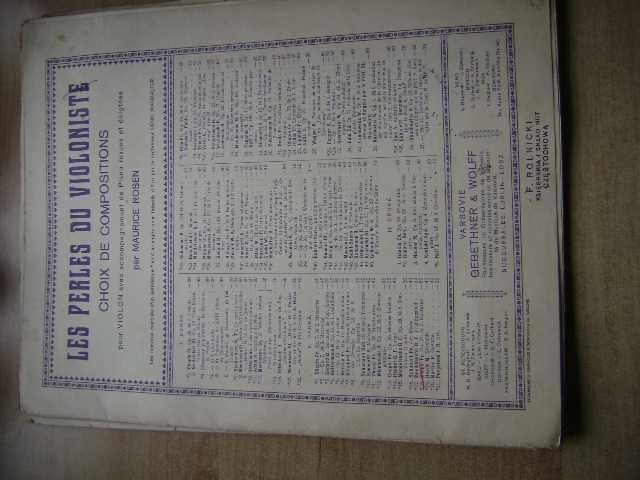Starocie z PRL - Nuty Gebethner & Wolff 1915r. = 3 Zeszyty A4 Warszawa