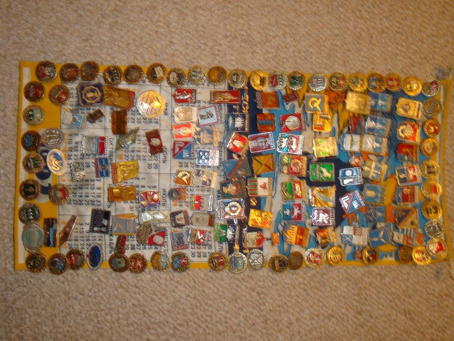 Значки на вымпеле.  СССР