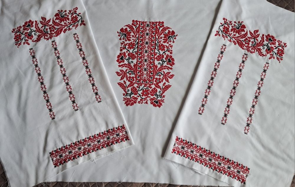 Вишивка чеським бісером та хрестиком