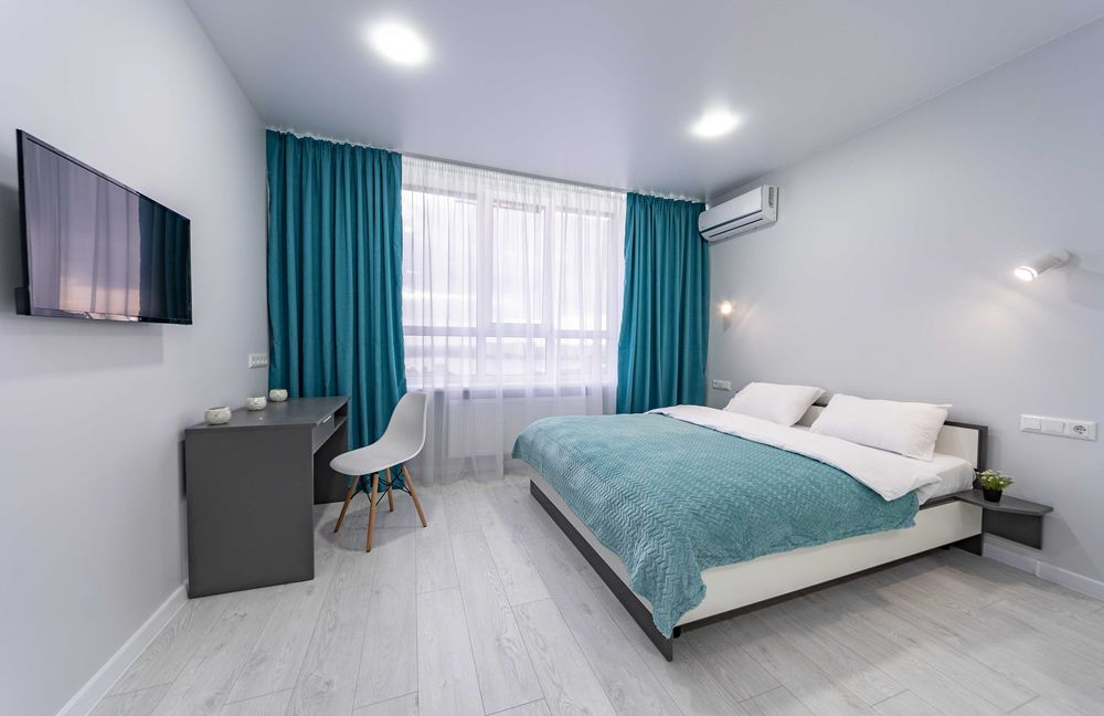 Бажана, 17 - 5хв. від метро - стильна студія у будинку з Укриттям!