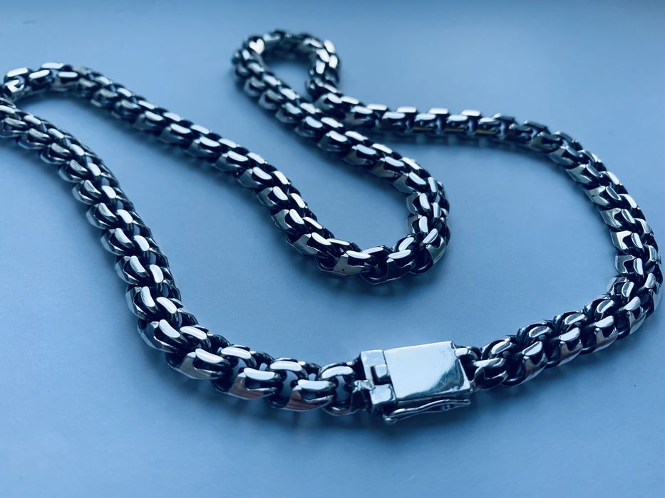 Серебрянная цепь Ромб