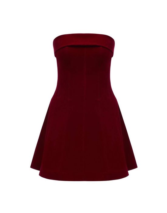 Сукня оксамитова бордова Mon Cheri