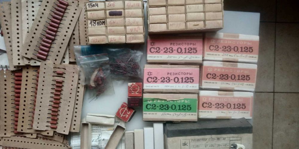 резистор диоды. тиристоры  транзистор конденсатор новые и Б/у