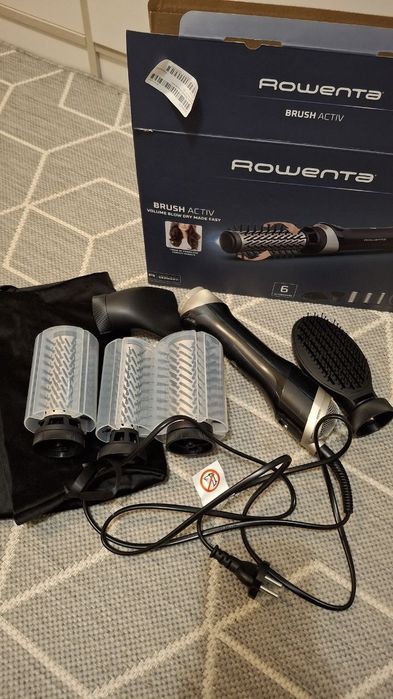 Фен-щітка Rowenta Renewal Brush Activ UB9540F0 (Повний комплект)