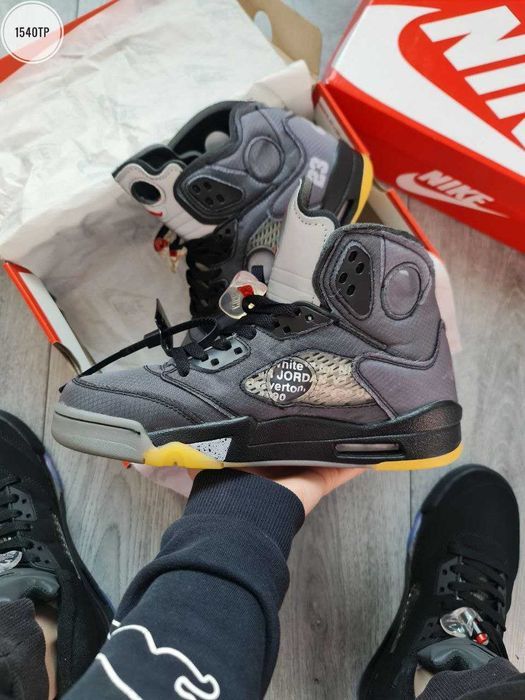 Мужские кроссовки Nike Air Jordan 5 "Retro X Off-White" Размеры 40-45