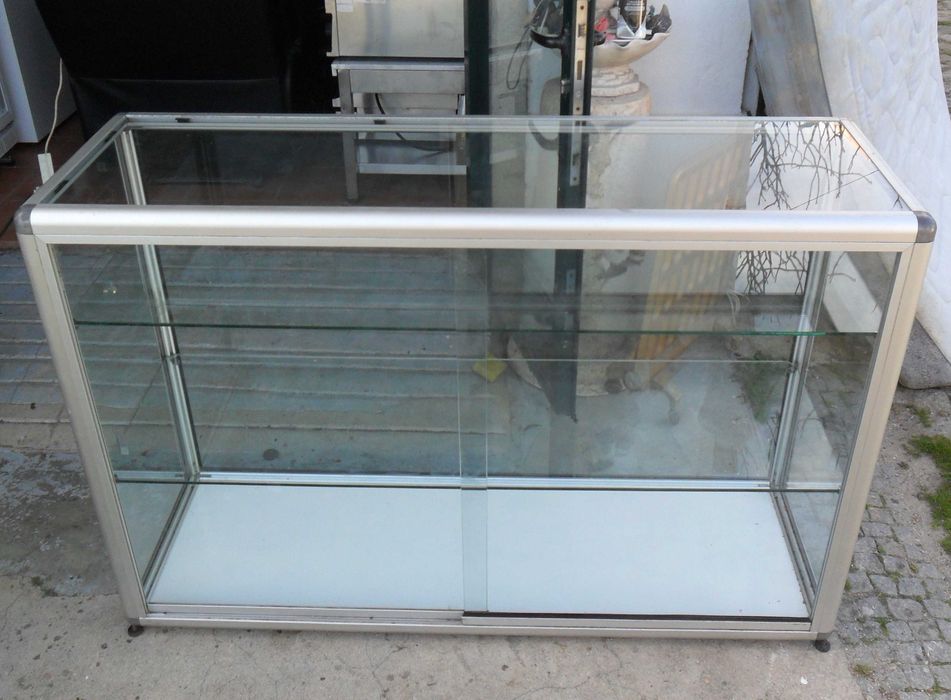 Balcão / vitrine expositor (ver descrição)