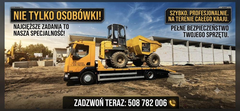 LAWETA Pomoc Drogowa A1 Autolaweta Częstochowa
