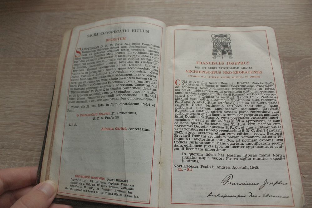 Breviarium Romanum, pars hiemalis