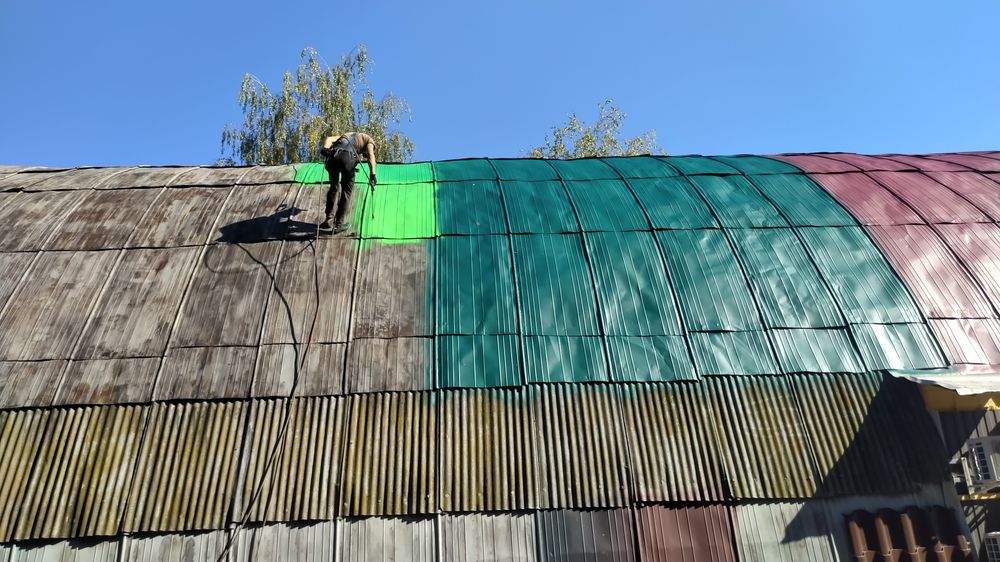 Фарбування та чистка дахів Куликівка Покраска крыш Куликовка и обл