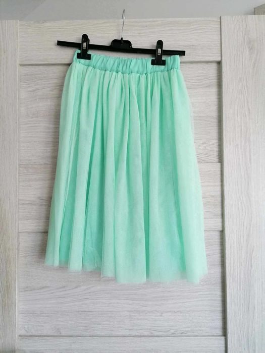 Spódnica tiulowa turkusowa 36