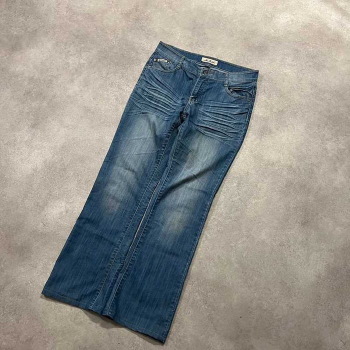 Vintage Spodnie Jeansy Y2K Denim Pants Gwiazdki Retro Coquette 90s