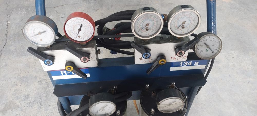 Maquina carregamento gás flurado r134a