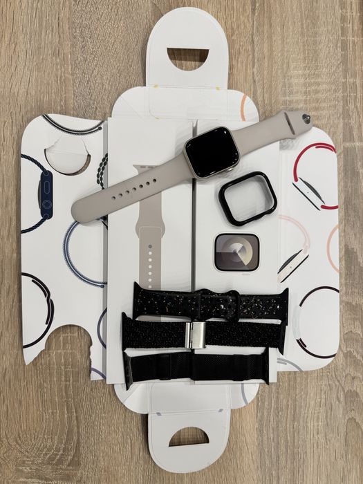 Apple Watch Series 9 45mm | Stan idealny | 100% kondycji baterii