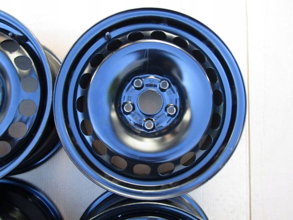 4x felgi stalowe 16 vw passat b5 b6 b7 b8 b9 golf V VI VII caddy eos jetta touran 6,5 j 5x112 ET41 piasta 57,1 mm