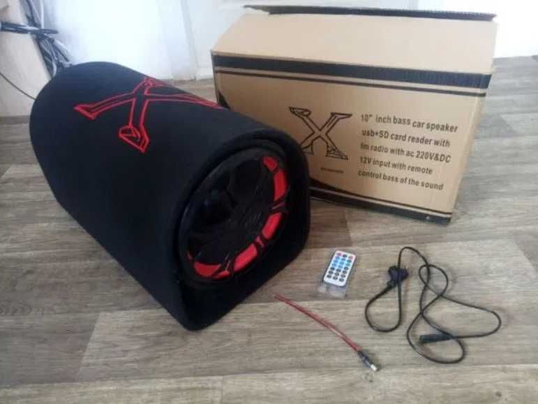 Активный сабвуфер автомобильный 500 W саб в машину, авто