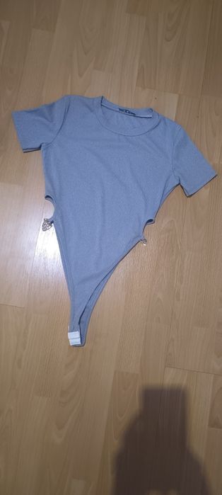 Body szare 36 S z wycięciami seksowne