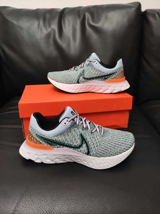 Оригінальні кросівки Nike React Infinity Run Flyknit 3 Turkusowo