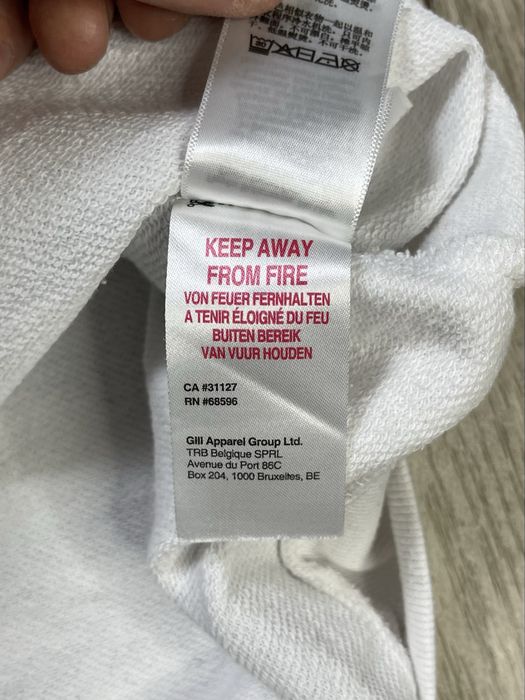 DKNY кофта свитшот S размер белая женская