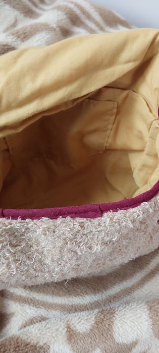 Torba torebka szmaciana kudłata listonoszka wobbo