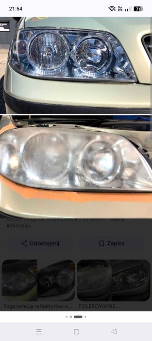 Naprawa podsufitek i regeneracja reflektorów