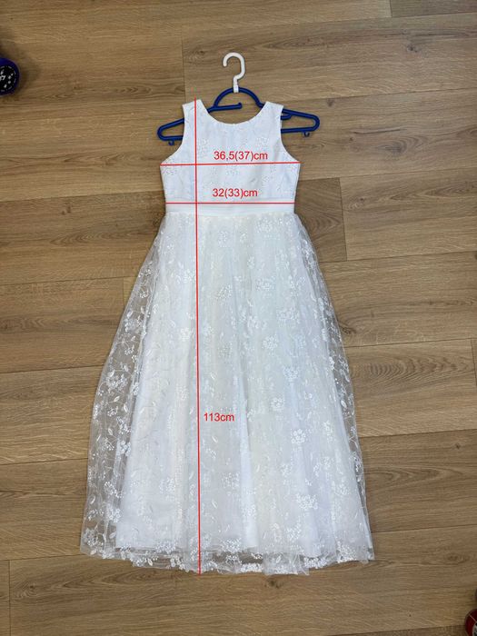 Sukienka wizytowa rozmiar 10-11 lat 134/140