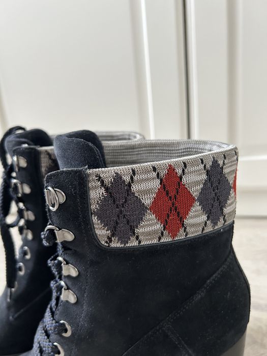 Granatowe botki Tommy Hilfiger