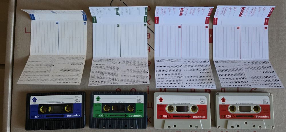 Аудіокасети касети кассеты cassette Technics