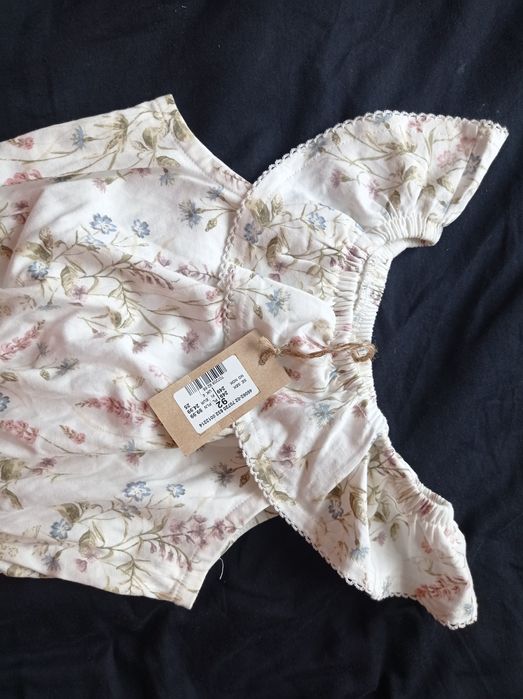 Kombinezon newbie letni krótkie spodenki dziewczęcy lato 92