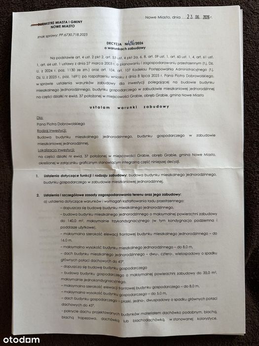 Działka z WZ 3000 m² w malowniczej spokojnej okolicy - Widok 2